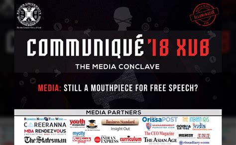 XUB Media Conclave – Communiqué’18 XUB