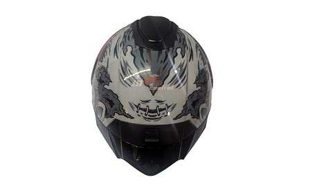 LS2 FF802 Flash Monster Black Grey Gloss Helmet– Moto Central
