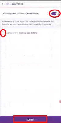 How to disable fingerprint login in Yono SBI?