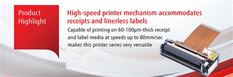 Thermal Printer Product Highlights: Fujitsu Components : Fujitsu Singapore