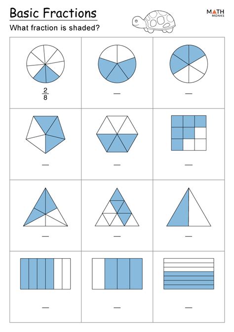 Image result for Beginning Fractions Worksheets