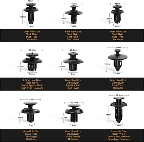 Buy GOOACC 190 Pcs Car Retainer Clips & Fastener Remover - 18 Most ...