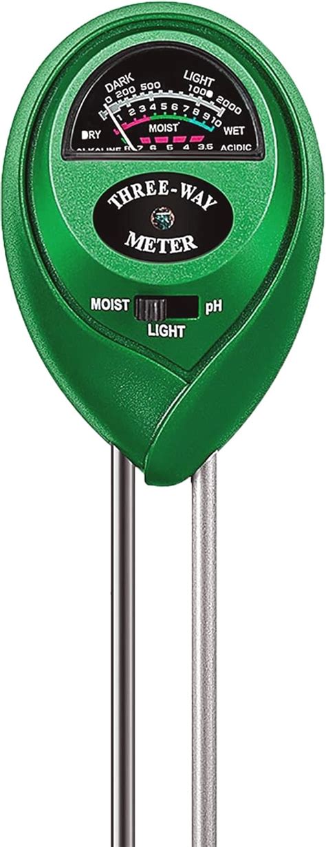 Buy 3-in-1 Plantonix Soil Meter- Sunlight Tester/Soil PH Meter/Moisture ...