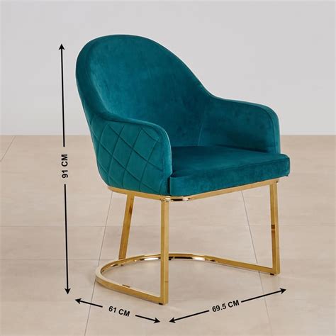 Buy (Refurbished) Monarch Set of 2 Fabric Dining Chairs - Teal from ...