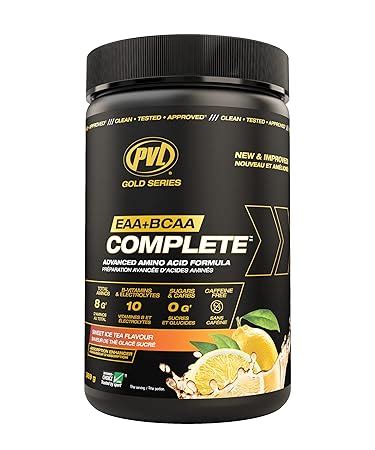 PVL Gold Series EAA+BCAA Complete Flavor Protein Powder 330 Gram (Sweet ...