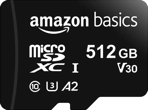 Amazon.in: Buy amazon basics 512Gb Microsdxc Memory Card with Full Size ...