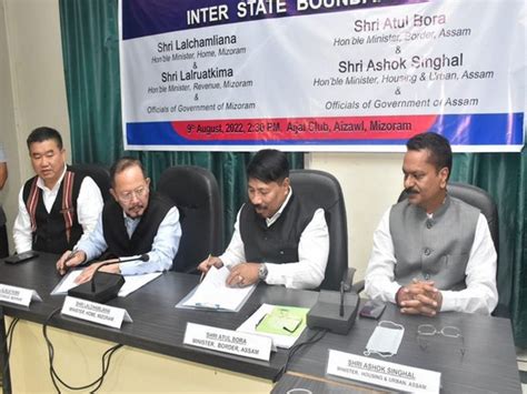 Assam, Mizoram sign joint statement on resolving border dispute, next ...