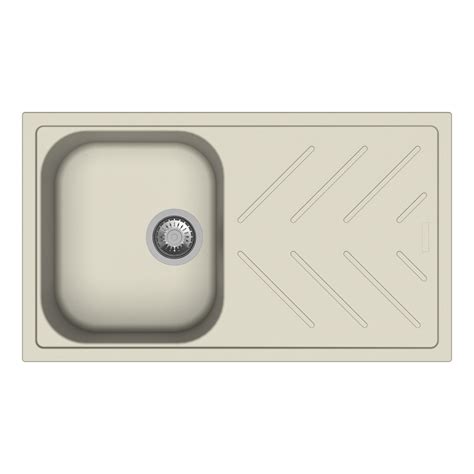 STD 1 BOWL W/DRAINBOARD(DEPTH 8INCH) - CARYSIL - ( CHAMPAGNE - NEW BEE ...