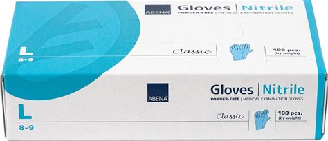 Abena Nitrile Exam Gloves, Textured Tips, India | Ubuy