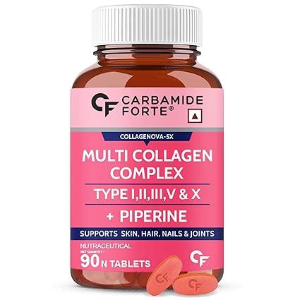 Carbamide Forte Collagen Supplements with Multi Collagen Tablets for ...