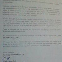 Capgemini — Chucked me out of the company without notice..