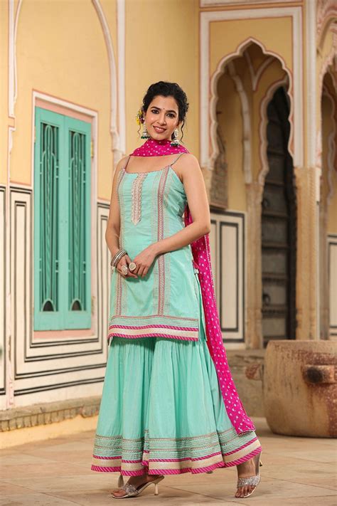 Aarika Kurta Sharara & Dupatta Set - EverBloom India