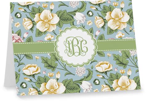 Custom Vintage Floral Note cards (Personalized) | YouCustomizeIt