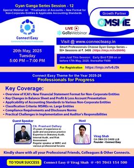 Special Webinar on Finalisation of Accounts – New Format for Non ...