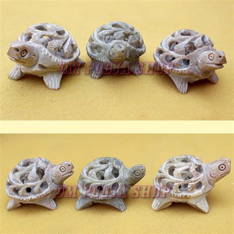 Tortoise in Rock Stone Get Online at best price from Om Pooja Shop India
