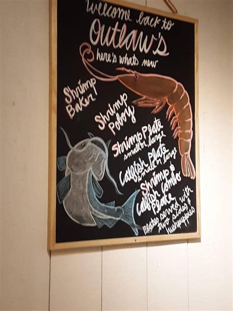 Menu at Outlaws BBQ-Alexandria, LA, Alexandria