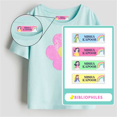 Personalised Clothes Stickers – Bibliophiles