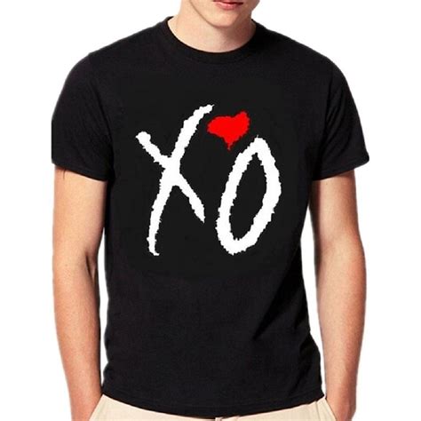 2017 Summer T Shirt XO The Weeknd Cool T Shirt-in T-Shirts from Men's ...