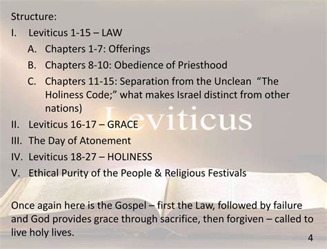 Session 06 Old Testament Overview - Leviticus | PPT