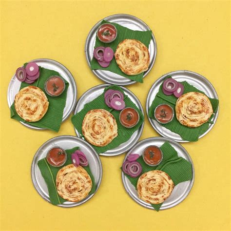 Kerala Malabar Parota South Indian Food Fridge Magnet – small IDEA