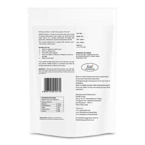 OGMO Millet Granola - With Beet Cashew, Rich In Plant-Based Protein & Fibre