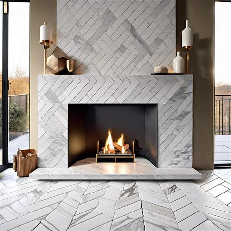 15 Ideas for Floor to Ceiling Tile Fireplace