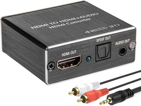 Buy Microware 4K HDMI Audio Extractor Splitter HDMI to HDMI and Toslink ...