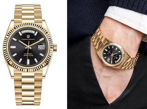 Buy Pagani Design PD-1752 Presidential Day Date Homage Automatic ...