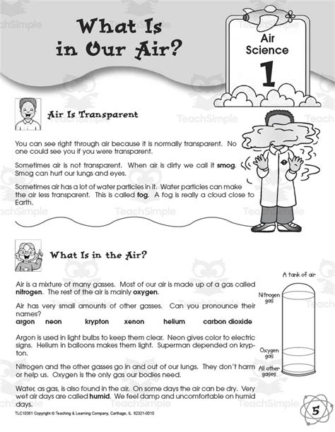 Image result for Free Science Lesson Components of Air