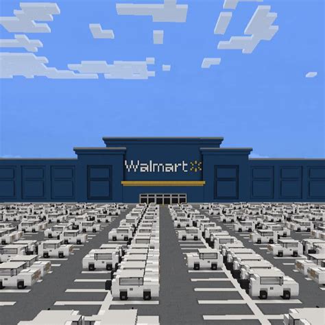Image result for Minecraft Walmart Build