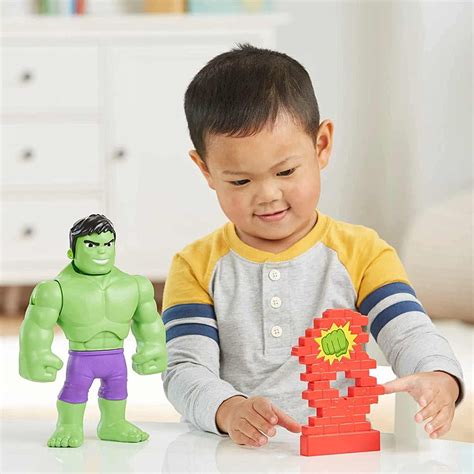 Buy Marvel Spidey and His Amazing Friends Power Smash Hulk Face ...