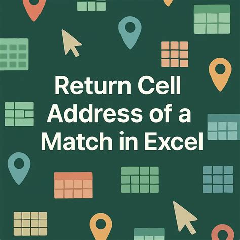 Return Cell Address Excel 的图像结果