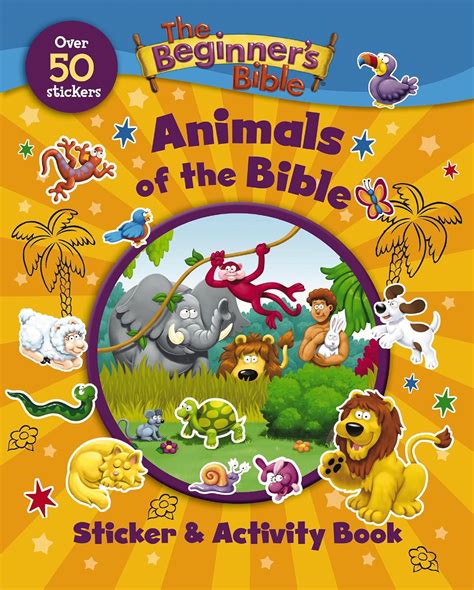 The Beginner's Bible Animals of the Bible Sticker and Activity Book ...