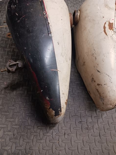 1966-1972 Harley Shovelhead FLH Stock 5-Gallon Gas Tanks | Black | Front