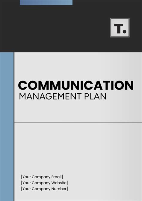 Simple Project Management Communication Plan Template 的图像结果