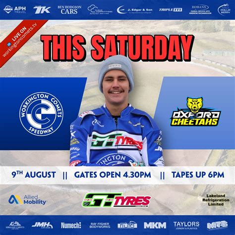 WORKINGTON COMETS 🆚 OXFORD CHEETAHS, Northside Speedway Track ...
