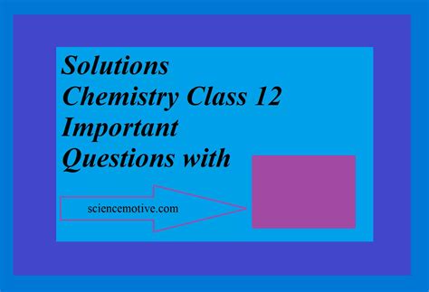 Image result for Solutions Class 12th Quick Revision