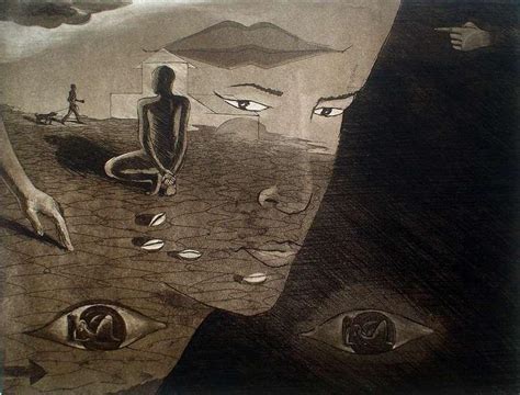 "Eternal Journey 2": Brown Printmaking by Sunil Darji – ArtZolo.com