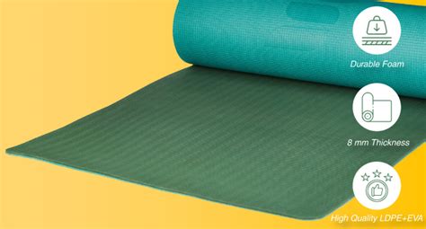 Buy Amazon Brand - Symactive 8mm Anti-Skid Lightweight Dual Color LDPE ...