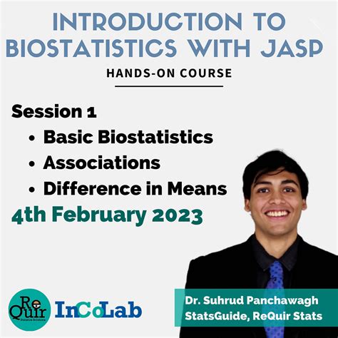 Introduction to Biostatistics Session One | ReQuir Stats India