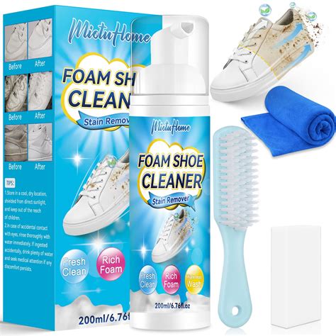 Amazon.com: MiotuHome Shoe Cleaner, 6.76 Oz Sneaker Cleaner with Shoe ...