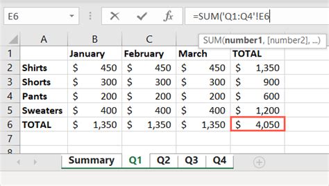 Excel Formulas Between Worksheets 的图像结果