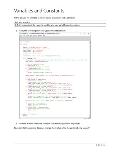 Image result for Python Computer Science GCSE