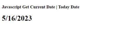 Image result for JavaScript How to Get Current Date