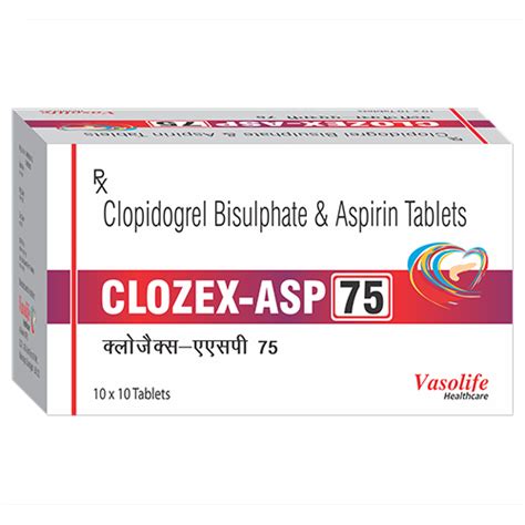 CLOZEX-ASP 75 Tablets Zenacts Pharma