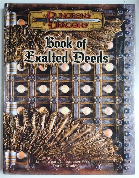 Book of Exalted Deeds - Dungeons & Dragons 3.5 ed - Portal RPG e Jogos