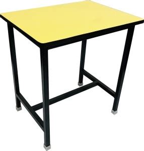 RATISON Home Study Table with Iron Frame & Wooden top with Sunmica Size ...