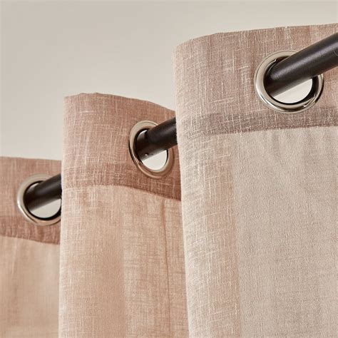 Buy Elinor Grape Set of 2 Sheer Window Curtains from Home Centre at ...