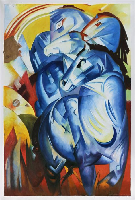 Artist who painted a blue horse franz marc - kidsbooy