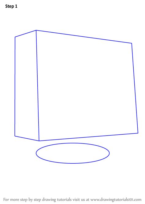 Image result for How to Draw a Computer Monitor Hard